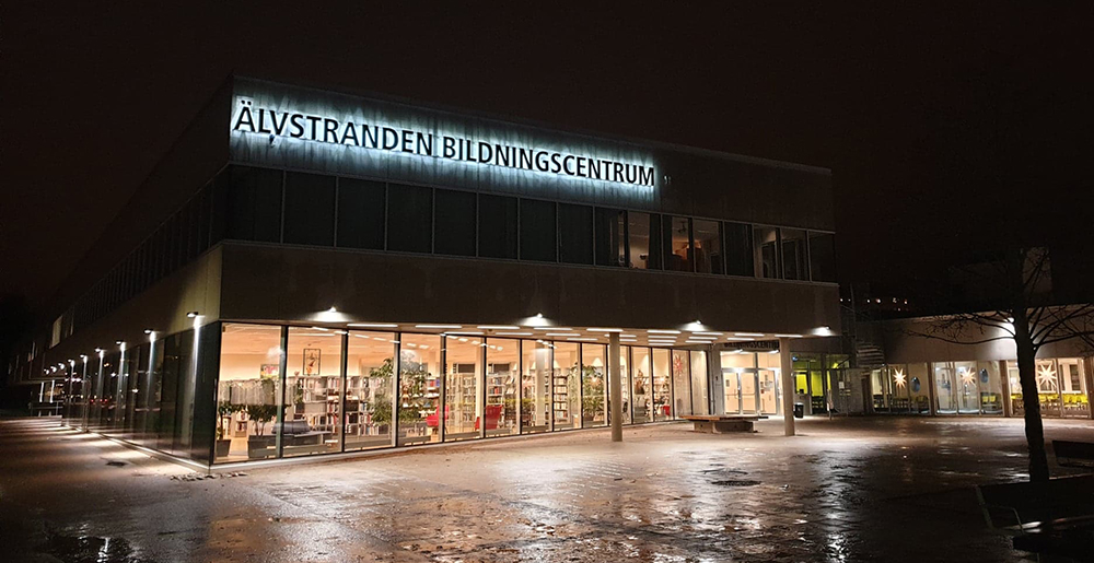 Älvstrandens Bildningscentrum.